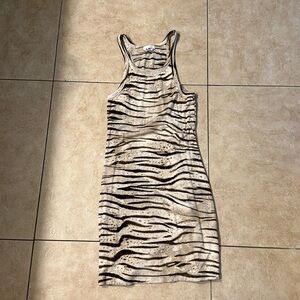 Tiger print dress LNA